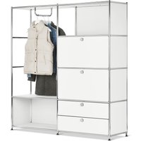 Tchibo - Garderobe Metall »Cn3« mit 2 Klappenfächern und 2 Schubladen - 152x40x158,5cm - chrom - Stahl / Aluminium / Kunststoff Tchibo - Garderobe Metall »Cn3« mit 2 Klappenfächern und 2 Schubladen - 152x40x158,5cm - chrom - Stahl / Aluminium / Kunststoff von Tchibo