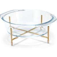 Tchibo - Glas-Auflaufform mit Gestell - beige Tchibo - Glas-Auflaufform mit Gestell - beige von Tchibo