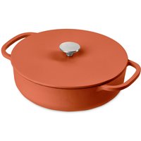 Tchibo - Gusseisen-Bräter-Pfanne - orange von Tchibo