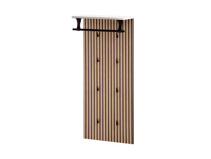 Tchibo - Hakenpaneel »Loft« - 50x21x110,5cm - schwarz - Holz / Metall / Kunststoff von Tchibo