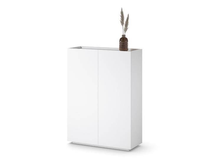 Tchibo - Highboard - 107x42x146cm - weiß - Holz / Kunststoff von Tchibo