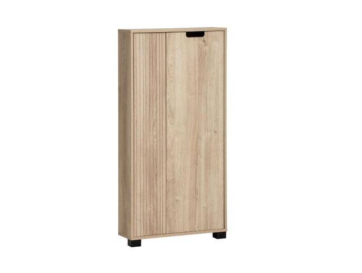 Tchibo - Highboard »Emmik« - 60x19,5x124cm - schwarz - Holz / Kunststoff / Metall von Tchibo