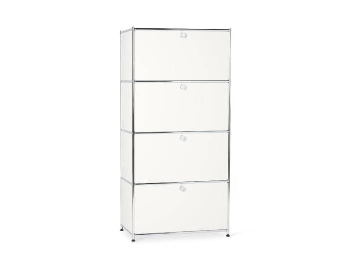 Tchibo - Highboard Metall »Cn3« mit 4 Klappenfächern - 77x40x158,5cm - chrom - Stahl / Aluminium / Kunststoff Tchibo - Highboard Metall »Cn3« mit 4 Klappenfächern - 77x40x158,5cm - chrom - Stahl / Aluminium / Kunststoff von Tchibo