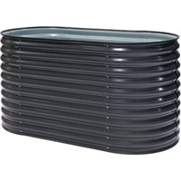 Tchibo - Hochbeet - 160x80x82cm - anthrazit - Blech von Tchibo