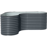 Tchibo - Hochbeet - 240x160x82cm - anthrazit - Blech Tchibo - Hochbeet - 240x160x82cm - anthrazit - Blech von Tchibo