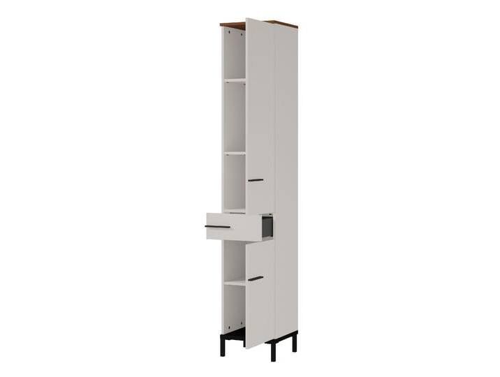 Tchibo - Hochschrank Yonkers Kaschmir/Nuss - 34x34x190cm - schwarz - Holz von Tchibo