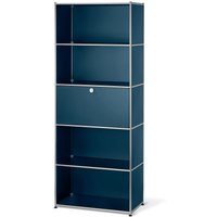 Tchibo - Hohes Regal »Cn3« mit Klappenfach - 77x40x194,5cm - chrom - Metall / Metall von Tchibo