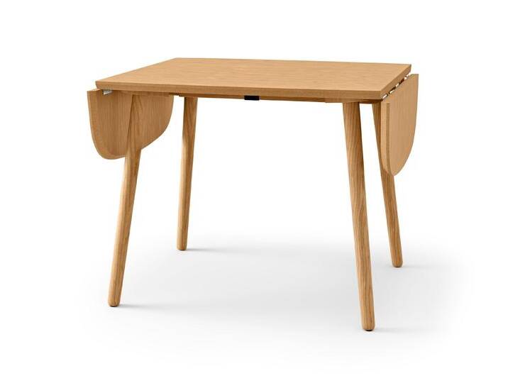 Tchibo - Klappbarer Esstisch - 96x80x76cm - braun - Holz / Echtholzfurnier / Holz von Tchibo