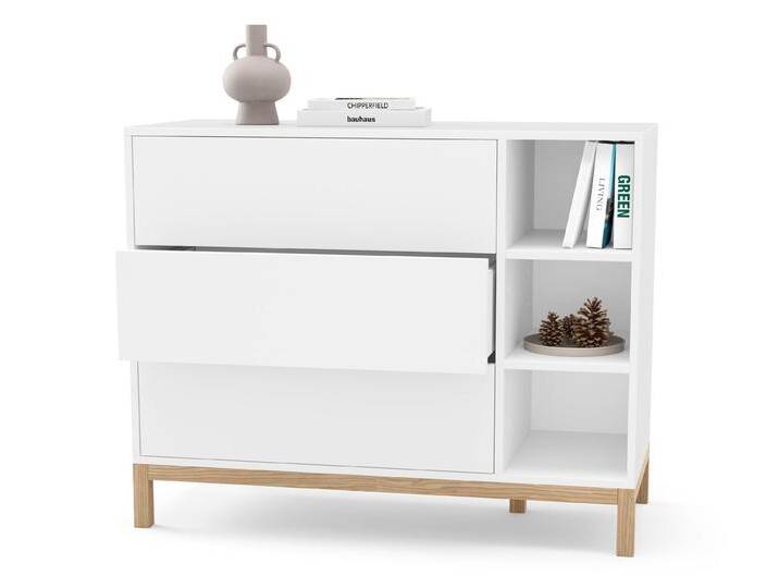 Tchibo - Kommode - 100x40,5x81,5cm - braun - Holz / Eichenholz von Tchibo
