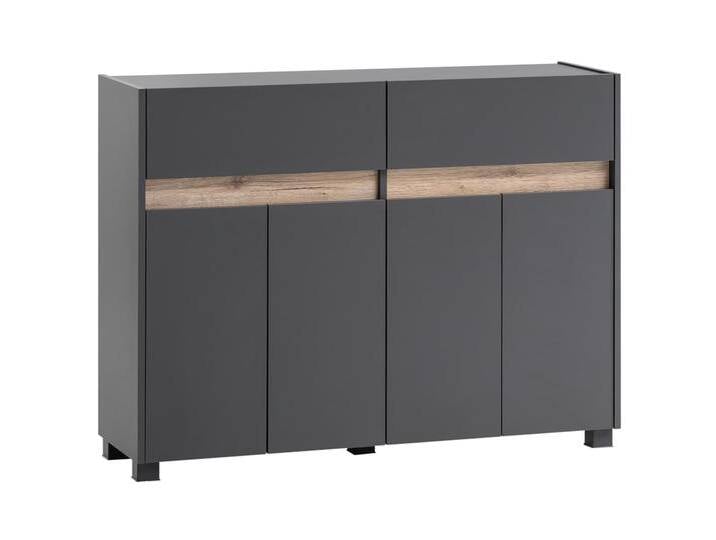 Tchibo - Kommode »Cosmo« - 112x33x85cm - anthrazit - Holz / Metall / Kunststoff Tchibo - Kommode »Cosmo« - 112x33x85cm - anthrazit - Holz / Metall / Kunststoff von Tchibo
