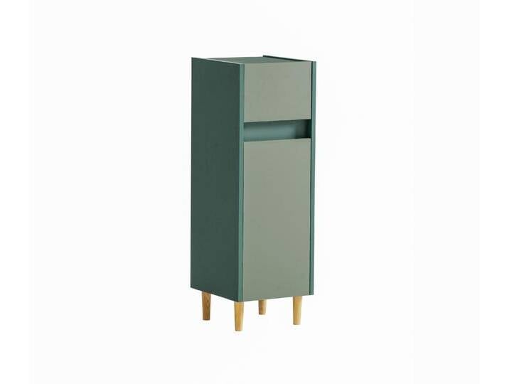 Tchibo - Kommode »Lovis« - 30x33x90,5cm - braun - Holz / Metall / Eschen-Massivholz von Tchibo