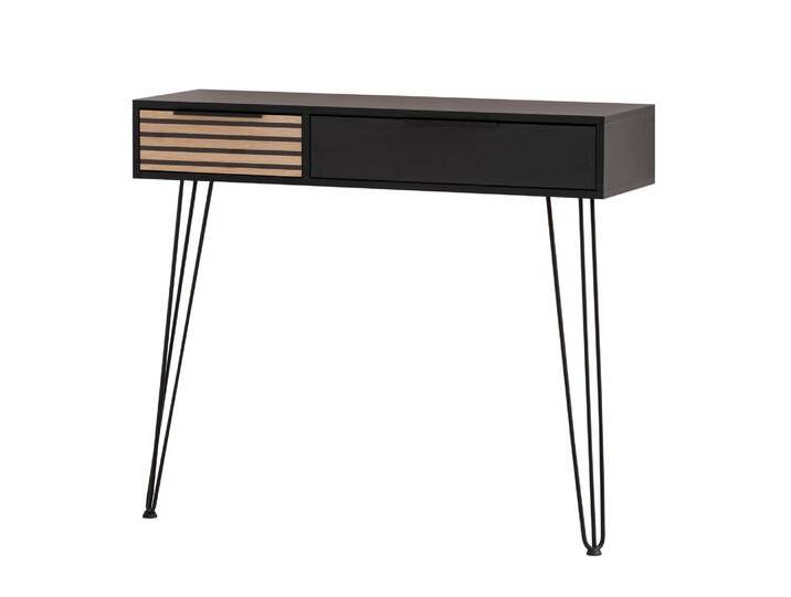 Tchibo - Konsole »Hank« - 103,5x32x88,5cm - schwarz - Holz / Metall Tchibo - Konsole »Hank« - 103,5x32x88,5cm - schwarz - Holz / Metall von Tchibo