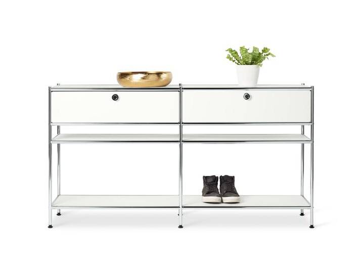 Tchibo - Konsole Metall »Cn3« mit 2 Schubladen - 152x40x82cm - chrom - Metall / Stahl / Aluminium Tchibo - Konsole Metall »Cn3« mit 2 Schubladen - 152x40x82cm - chrom - Metall / Stahl / Aluminium von Tchibo