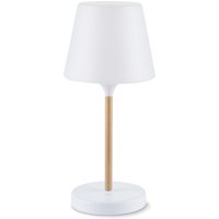 Tchibo - LED-Akku-Tischleuchte in Holzoptik - weiß Tchibo - LED-Akku-Tischleuchte in Holzoptik - weiß von Tchibo