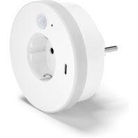 Tchibo - LED-Nachtlicht mit Steckdose und USB-C-Buchse - weiß von Tchibo