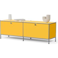 Tchibo - Lowboard Metall »Cn3« mit 2 Klappenfächern - 152x40x51,5cm - chrom - Stahl / Aluminium / Kunststoff von Tchibo