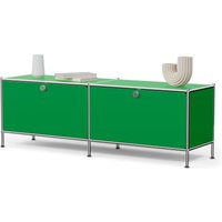 Tchibo - Lowboard Metall »Cn3« mit 2 Klappenfächern - 152x40x51,5cm - chrom - Stahl / Aluminium / Kunststoff von Tchibo