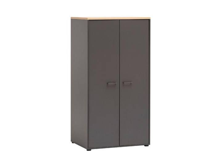 Tchibo - Mehrzweckschrank »Solea« - 80,5x60x155cm - anthrazit - Holz / Metall / Kunststoff Tchibo - Mehrzweckschrank »Solea« - 80,5x60x155cm - anthrazit - Holz / Metall / Kunststoff von Tchibo