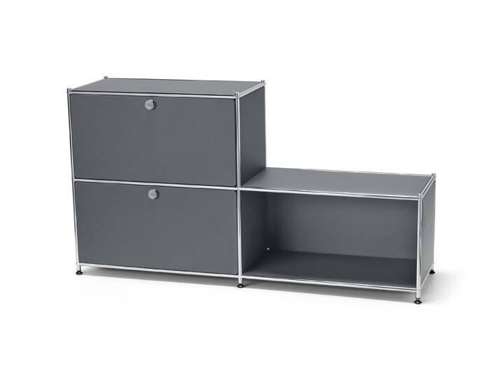 Tchibo - Metallregal »Cn3« mit 3 Fächern - 152x40x82,5cm - chrom - Metall von Tchibo