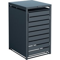 Tchibo - Mülltonnenbox - 68x80x116cm - anthrazit - Blech Tchibo - Mülltonnenbox - 68x80x116cm - anthrazit - Blech von Tchibo