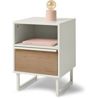 Tchibo - Nachttisch »Leeg« mit 1 Schublade - 40x40x56cm - hellgrau - Holz / Stahl Tchibo - Nachttisch »Leeg« mit 1 Schublade - 40x40x56cm - hellgrau - Holz / Stahl von Tchibo