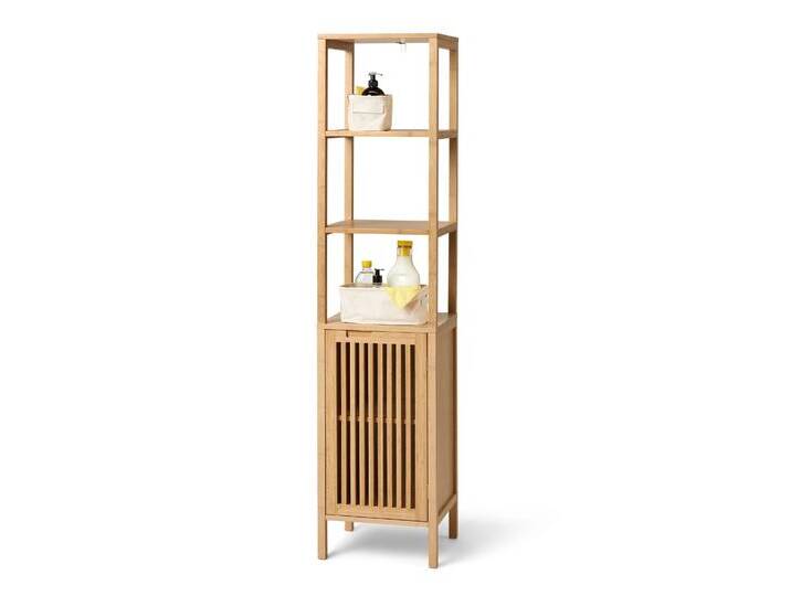 Tchibo - Ordnungsregal im skandinavischen Design - 37x33x160cm - naturfarben - Bambusholz Tchibo - Ordnungsregal im skandinavischen Design - 37x33x160cm - naturfarben - Bambusholz von Tchibo