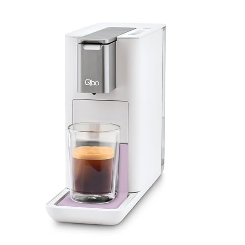 Tchibo Qbo ESSENTIAL Premium Kapselmaschine für Espresso, Caffè und Caffè Grande, kompaktes Design, Bright Lavender von Tchibo