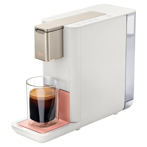 Tchibo Qbo ICONIC Pantone™ Premium Kapselmaschine für Espresso, Caffè und Caffè Grande, kompaktes, innovatives Design, Muted Clay von Tchibo