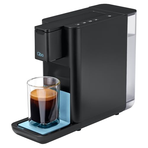 Tchibo Qbo ICONIC Pantone™ Premium Kapselmaschine für Espresso, Caffè und Caffè Grande, kompaktes, innovatives Design, Sky Blue von Tchibo