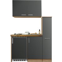 Tchibo - Respekta Miniküche mit Apothekerschrank - 130x60x200cm - braun - Kunststoff von Tchibo