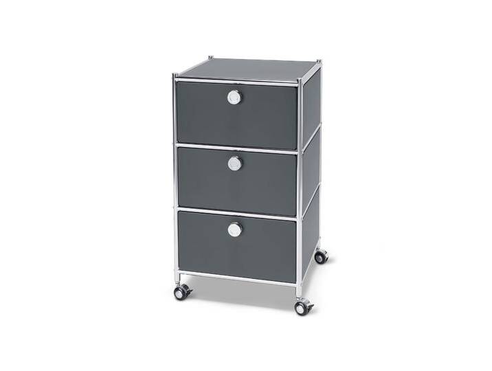 Tchibo - Rollcontainer »Cn3« mit 3 Schubladen - 40x40x70,5cm - chrom - Metall Tchibo - Rollcontainer »Cn3« mit 3 Schubladen - 40x40x70,5cm - chrom - Metall von Tchibo