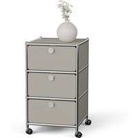 Tchibo - Rollcontainer Metall »Cn3« mit 3 Schubladen - 40x40x70,5cm - hellgrau - Stahl / Aluminium / Kunststoff Tchibo - Rollcontainer Metall »Cn3« mit 3 Schubladen - 40x40x70,5cm - hellgrau - Stahl / Aluminium / Kunststoff von Tchibo