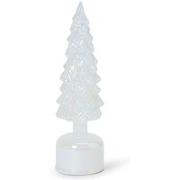 Tchibo - Rotierender LED-Dekobaum aus Glas - weiß von Tchibo