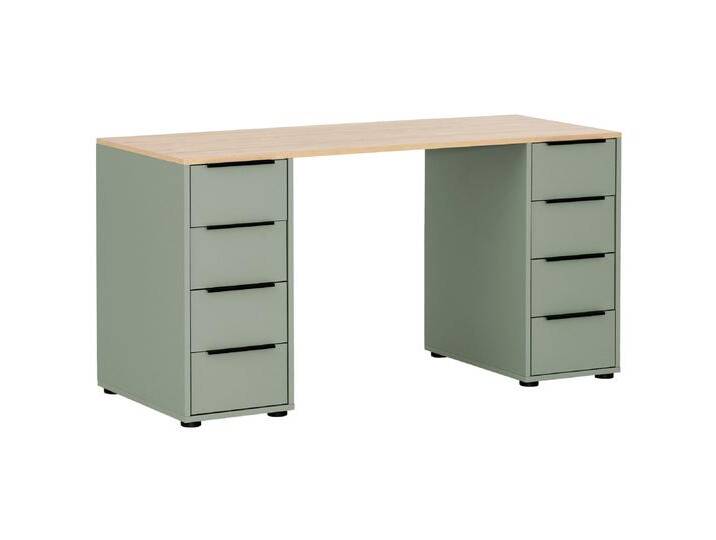 Tchibo - Schreibtisch »Elma« - 140x55,5x73cm - schwarz - Holz / Metall / Kunststoff von Tchibo