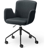 Tchibo - Schreibtischstuhl - 57x63x80cm - dunkelgrau - Polyester / Stahl / Kunststoff von Tchibo