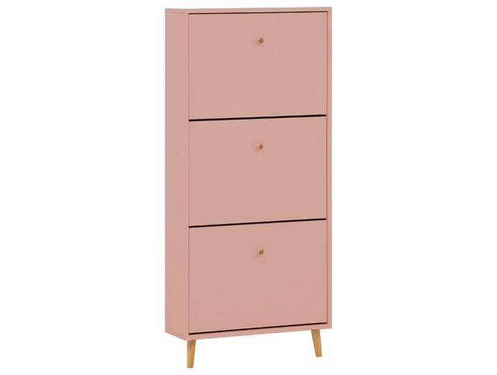 Tchibo - Schuhschrank »Bjarne« - 59,8x19,5x131cm - apricot - Holz / Eichenholz / Metall von Tchibo