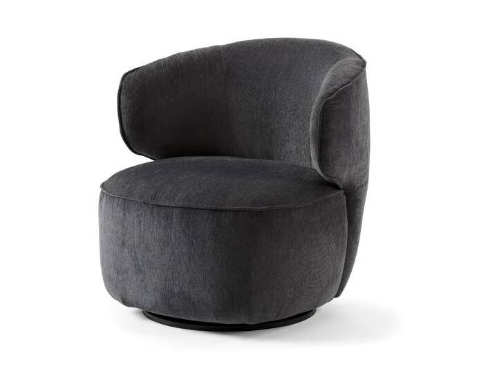 Tchibo - Sessel mit Drehfunktion - 76x80x75cm - anthrazit - Polyester von Tchibo