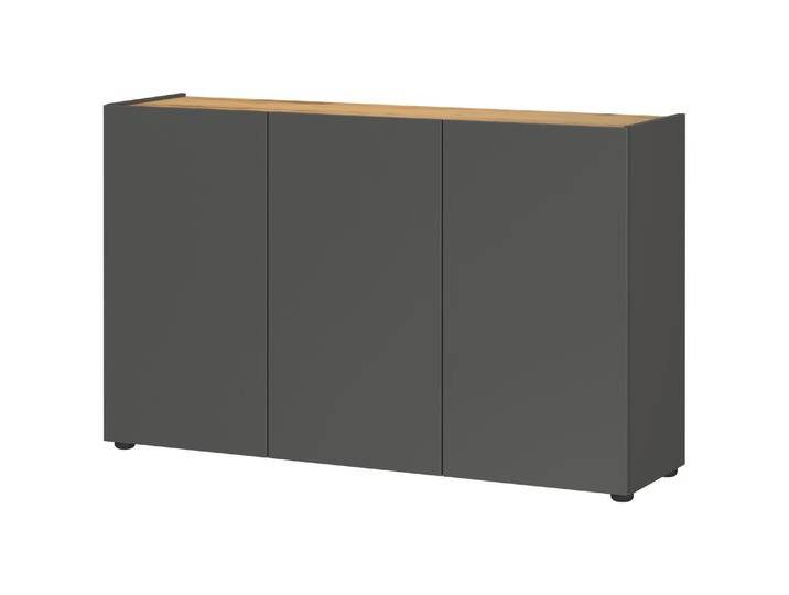 Tchibo - Sideboard »Adrano« - 120x34x75cm - braun - Holz / Kunststoff von Tchibo