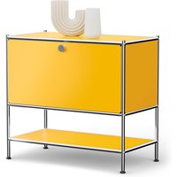 Tchibo - Sideboard Metall "CN3" mit 1 Klappenfach - 77,5x40x71,5cm - chrom - Stahl / Aluminium / Kunststoff von Tchibo