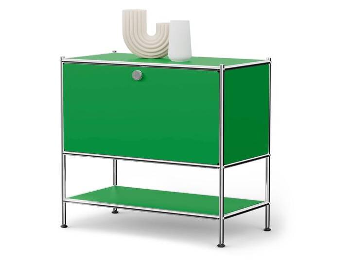 Tchibo - Sideboard Metall CN3 mit 1 Klappenfach - 77,5x40x71,5cm - chrom - Stahl / Aluminium / Kunststoff von Tchibo