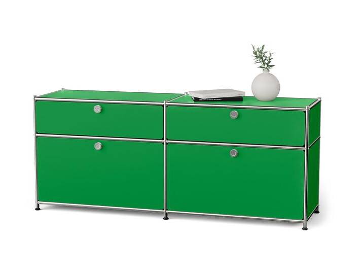 Tchibo - Sideboard Metall »Cn3« mit 2 Klappenfächern und 2 Schubladen - 152x40x64,5cm - chrom - Stahl / Aluminium / Kunststoff Tchibo - Sideboard Metall »Cn3« mit 2 Klappenfächern und 2 Schubladen - 152x40x64,5cm - chrom - Stahl / Aluminium / Kunststoff von Tchibo