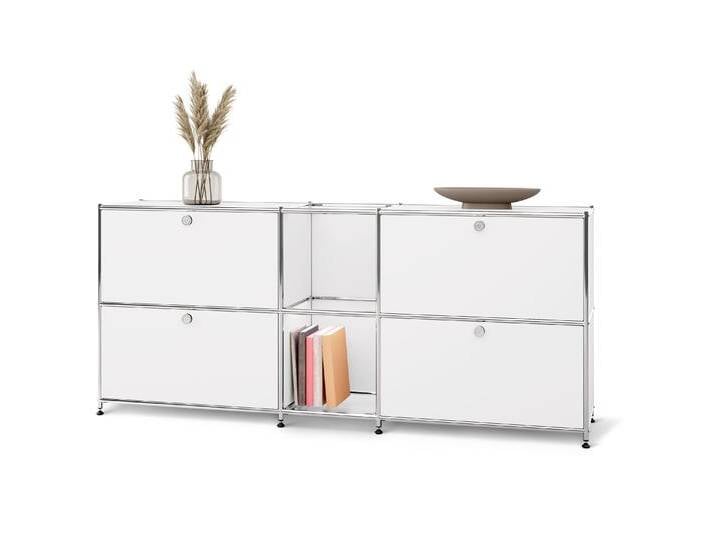 Tchibo - Sideboard Metall »Cn3« mit 4 Klappenfächern - 190x40x89,5cm - chrom - Stahl / Aluminium / Kunststoff Tchibo - Sideboard Metall »Cn3« mit 4 Klappenfächern - 190x40x89,5cm - chrom - Stahl / Aluminium / Kunststoff von Tchibo