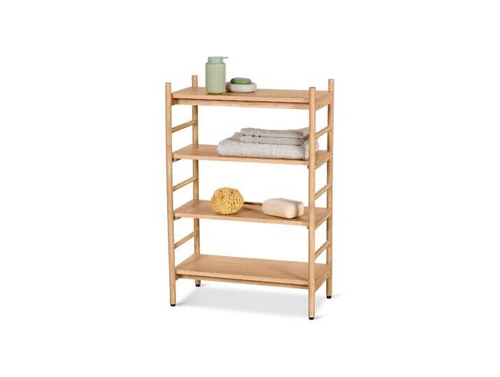 Tchibo - Sprossenregal mit verstellbaren Böden - 60x30,5x90cm - naturfarben - Holz / Rubberwood-Holz von Tchibo