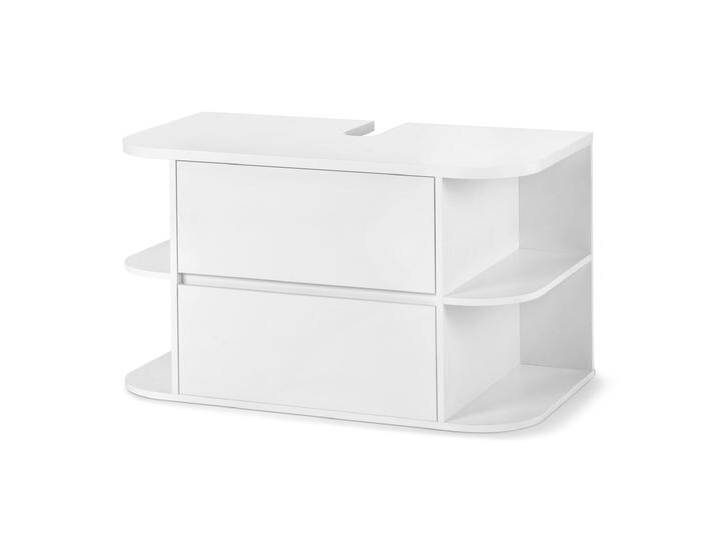 Tchibo - Waschbeckenunterschrank - 100x55x57cm - weiß - Holz von Tchibo