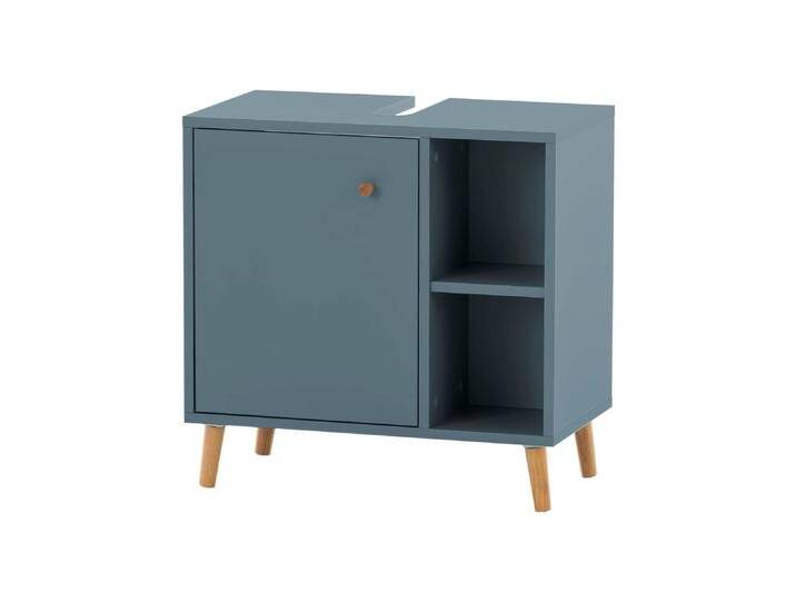 Tchibo - Waschbeckenunterschrank »Bjarne« - 60x33x59,5cm - braun - Holz / Metall von Tchibo