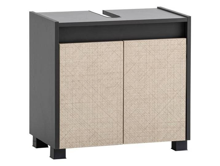 Tchibo - Waschbeckenunterschrank »Sander« - 57x33x54,6cm - anthrazit - Holz / Kunststoff / Metall von Tchibo