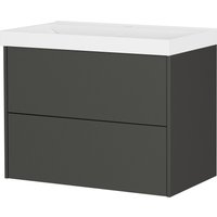 Tchibo - Waschtisch »Bodera« mit Becken - 81x46x65cm - grau - Holz von Tchibo