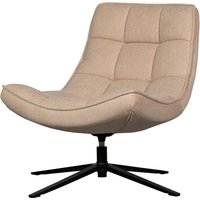 Tchibo - Woood Drehsessel »Maudi« - 74x86x84cm - schwarz - Polyester / Metall von Tchibo