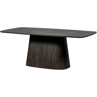 Tchibo - Woood Esstisch »Leah« dunkelbraun - 200x105x76cm - dunkelbraun - Holz von Tchibo