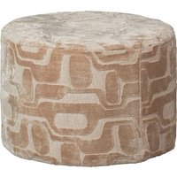 Tchibo - Woood Hocker »Yago« - 62x45x62cm - braun - Viskose / Polyester von Tchibo